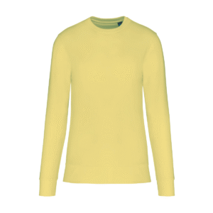 Sweat col rond unisexe coton bio 280 g/m² — Kariban K4025 - Lemon Yellow