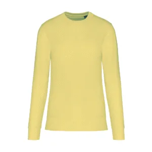 Sweat col rond unisexe coton bio 280 g/m² — Kariban K4025 - Lemon Yellow
