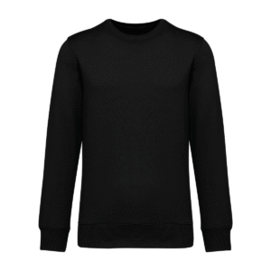 Sweat col rond French Terry coton bio 400 g/m² — Native Spirit NS430 - Black
