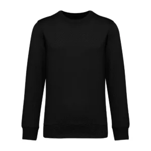Sweat col rond French Terry coton bio 400 g/m² — Native Spirit NS430 - Black