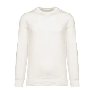 Sweat col rond French Terry coton bio 400 g/m² — Native Spirit NS430 - Ivory