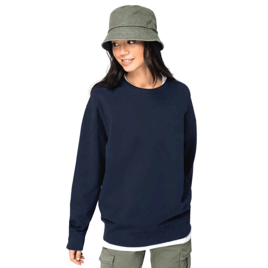 Sweat col rond French Terry coton bio 556 g — Native Spirit NS430 - vue 1