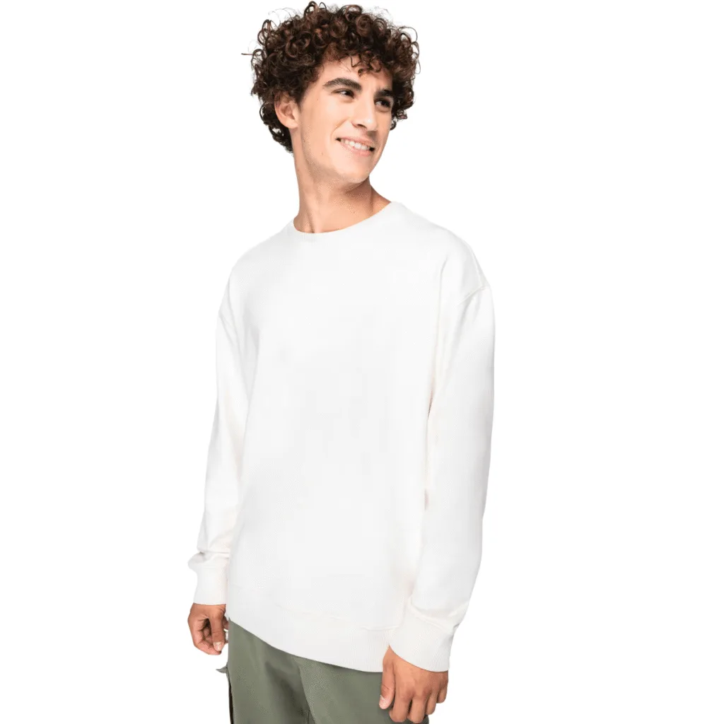 Sweat col rond French Terry coton bio 556 g — Native Spirit NS430 - vue 2