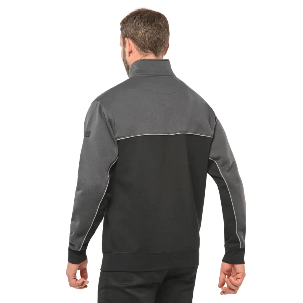 Sweat-shirt col zippé unisexe 280 g/m² — WK. DESIGNED TO WORK WK404 - vue 2
