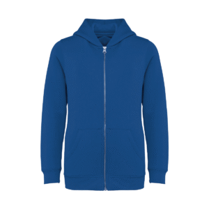 Sweat zippé capuche enfant coton bio 350 g/m² — Native Spirit NS405 - Sea Blue