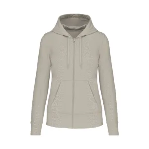 Sweat zippé à capuche femme bio 280 g/m² — Kariban K4031 - Clay