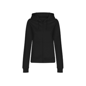 Sweat zippé à capuche femme 280 g/m² — Just Hoods JH050F - Deep Black