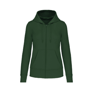 Sweat zippé à capuche femme bio 280 g/m² — Kariban K4031 - Forest Green