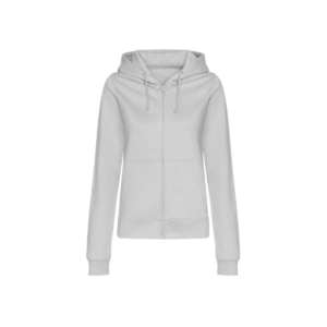 Sweat zippé à capuche femme 280 g/m² — Just Hoods JH050F - Heather Grey