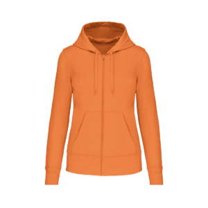 Sweat zippé à capuche femme bio 280 g/m² — Kariban K4031 - Light Orange