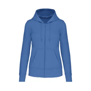 Sweat zippé à capuche femme bio 280 g/m² — Kariban K4031 - Light Royal Blue