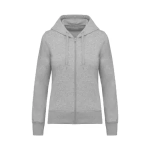 Sweat zippé à capuche femme bio 280 g/m² — Kariban K4031 - Oxford Grey