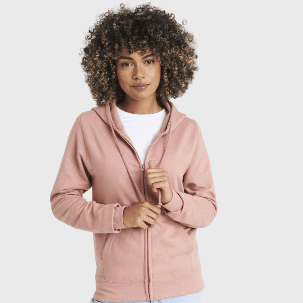 Sweat zippé à capuche femme 280 g/m² — Just Hoods JH050F