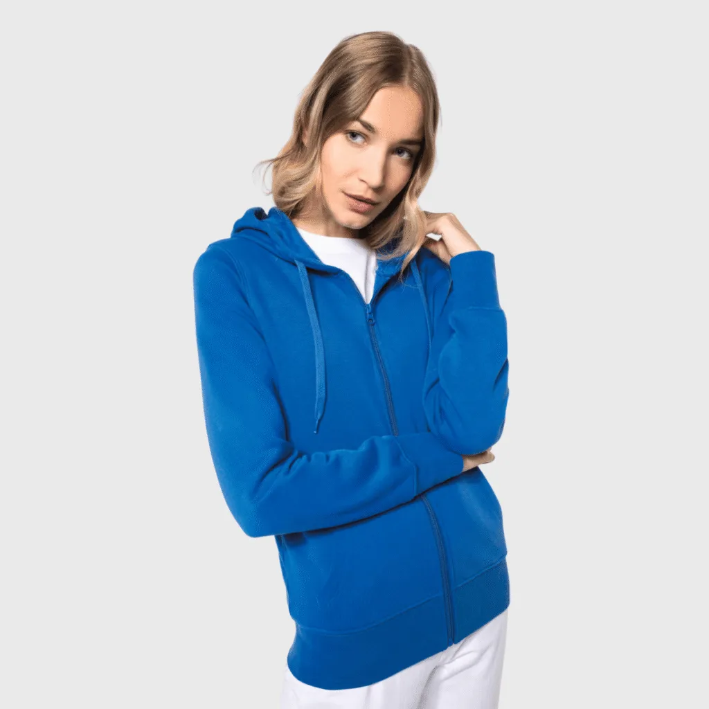 Sweat zippé à capuche femme bio 280 g/m² — Kariban K4031