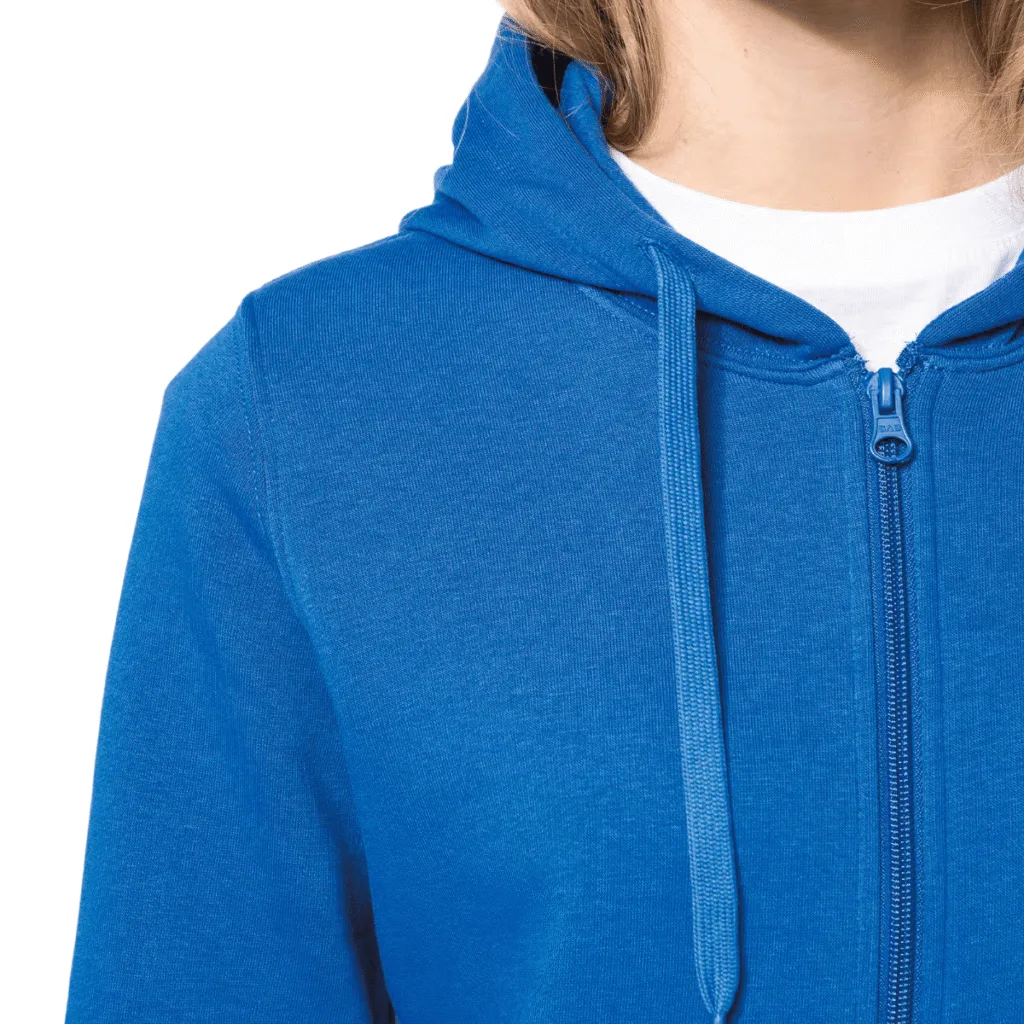 Sweat zippé à capuche femme bio 280 g/m² — Kariban K4031 - vue 2