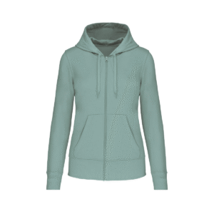 Sweat zippé à capuche femme bio 280 g/m² — Kariban K4031 - Sage