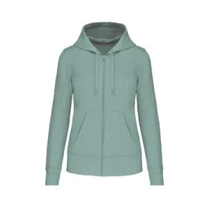 Sweat zippé à capuche femme bio 280 g/m² — Kariban K4031 - Sage