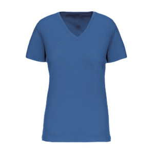 T-shirt col V femme bio coton 140 g/m² — Kariban K3029IC - Light Royal Blue