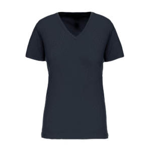 T-shirt col V femme bio coton 140 g/m² — Kariban K3029IC - Navy