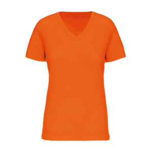 T-shirt col V femme bio coton 140 g/m² — Kariban K3029IC - Orange