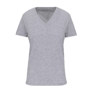 T-shirt col V femme bio coton 140 g/m² — Kariban K3029IC - Oxford Grey