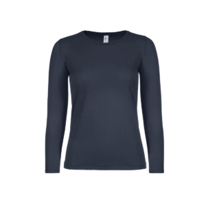 Tee-shirt femme manches longues coton 145 g/m² — B&C BC06T - Navy