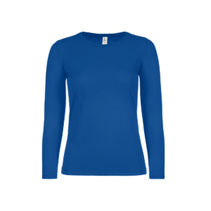 Tee-shirt femme manches longues coton 145 g/m² — B&C BC06T - Royal Blue