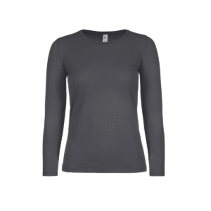 Tee-shirt femme manches longues coton 145 g/m² — B&C BC06T - Dark Grey