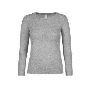 Tee-shirt femme manches longues coton 145 g/m² — B&C BC06T - Sport Grey