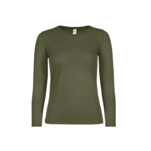 Tee-shirt femme manches longues coton 145 g/m² — B&C BC06T - Urban Khaki
