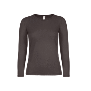 Tee-shirt femme manches longues coton 145 g/m² — B&C BC06T - Bear Brown
