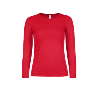 Tee-shirt femme manches longues coton 145 g/m² — B&C BC06T - Red