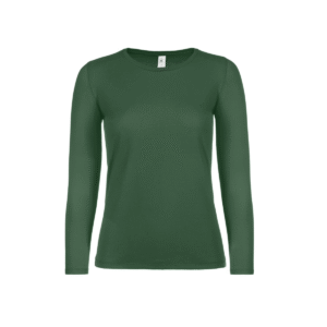 Tee-shirt femme manches longues coton 145 g/m² — B&C BC06T - Bottle Green