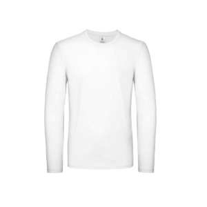 Tee-shirt homme manches longues coton 145 g/m² — B&C BC05T - White