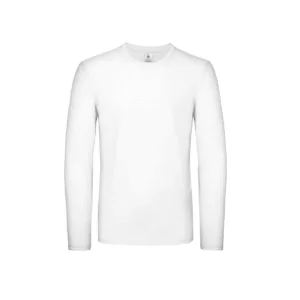 Tee-shirt homme manches longues coton 145 g/m² — B&C BC05T - White