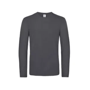 Tee-shirt homme manches longues coton 185 g/m² — B&C BC07T - Dark Grey