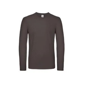 Tee-shirt homme manches longues coton 145 g/m² — B&C BC05T - Bear Brown