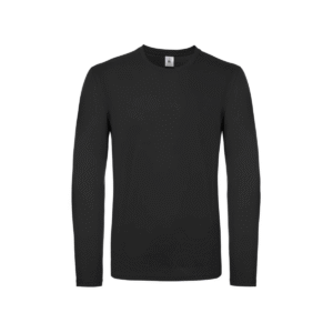 Tee-shirt homme manches longues coton 145 g/m² — B&C BC05T - Black