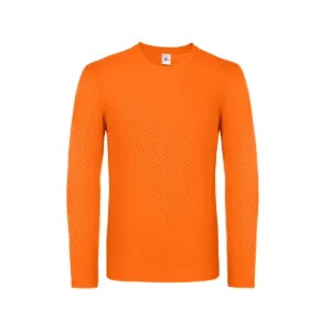 Tee-shirt homme manches longues coton 145 g/m² — B&C BC05T - Orange