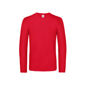 Tee-shirt homme manches longues coton 185 g/m² — B&C BC07T - Red
