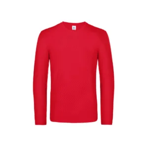 Tee-shirt homme manches longues coton 185 g/m² — B&C BC07T - Red