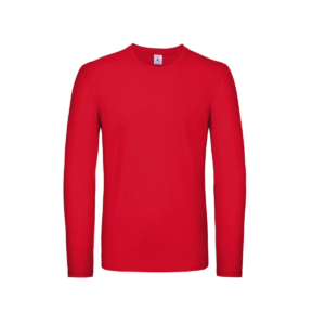Tee-shirt homme manches longues coton 145 g/m² — B&C BC05T - Red
