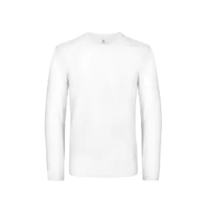 Tee-shirt homme manches longues coton 185 g/m² — B&C BC07T - White