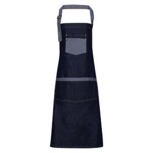 Tablier denim à bavette OEKO-TEX — Premier PR127 - Indigo Denim