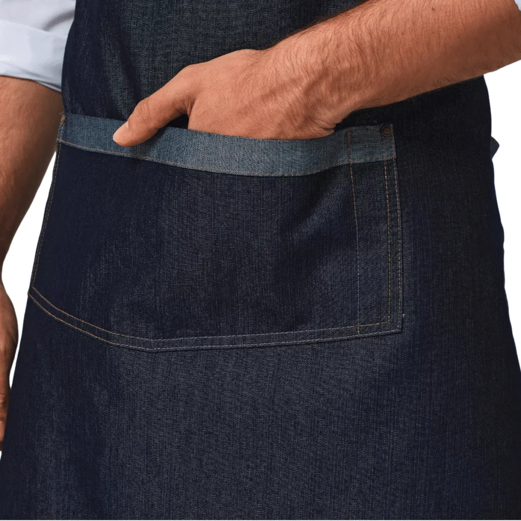 Tablier denim à bavette OEKO-TEX — Premier PR127 - vue 3