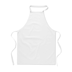 Tablier de cuisine coton 180 g/m² — Kitab Glasgow - Blanc