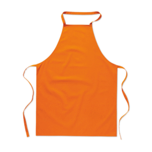 Tablier de cuisine coton 180 g/m² — Kitab Glasgow - Orange