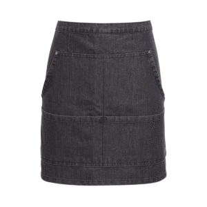 Tablier taille denim compartimenté OEKO-TEX — Premier PR125 - Black Denim