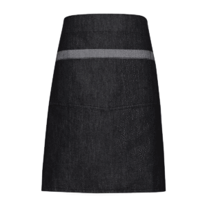 Tablier taille denim mi-long OEKO-TEX — Premier PR128 - Black Denim