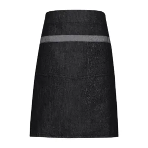 Tablier taille denim mi-long OEKO-TEX — Premier PR128 - Black Denim